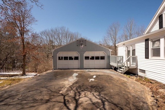 332 Back River Rd, Boothbay, ME 04537 - view of detached garage