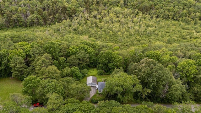 332 Back River Rd, Boothbay, ME 04537 - aerial view of property's location with a forest