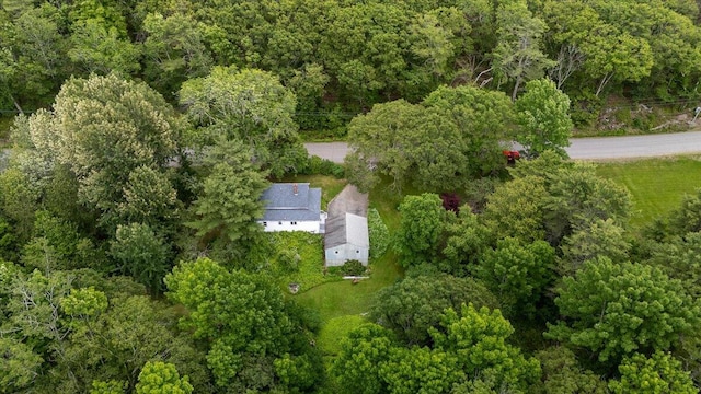 332 Back River Rd, Boothbay, ME 04537 - view of subject property with a forest