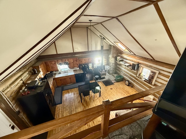 view of attic