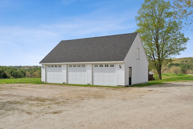 49 Megquier Rd, Gray, ME 04039 - view of detached garage