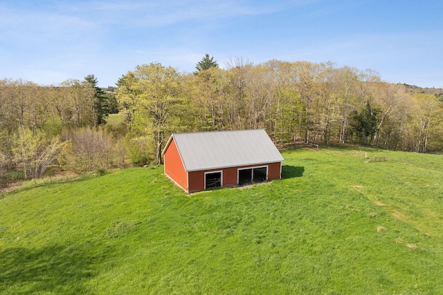 49 Megquier Rd, Gray, ME 04039 - view of subject property with a forest