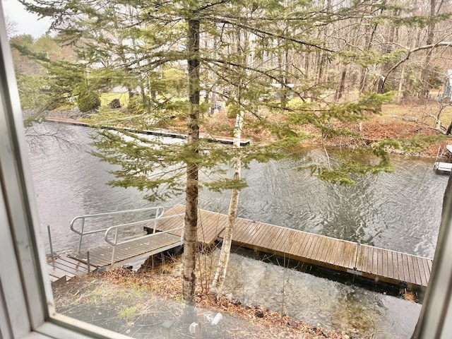 7 Birch Dr, Raymond, ME 04071 - view of dock with a water view