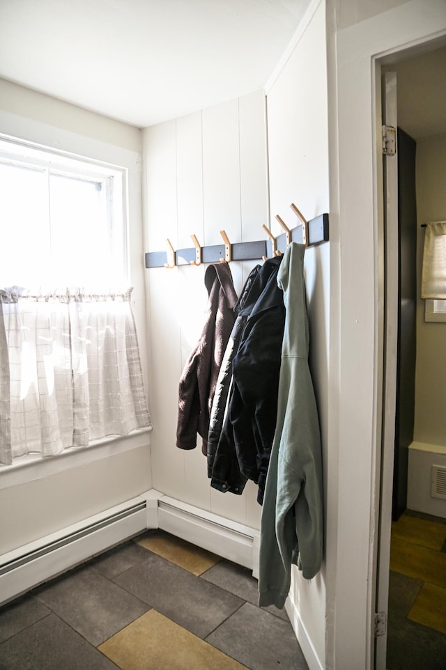 mudroom featuring visible vents