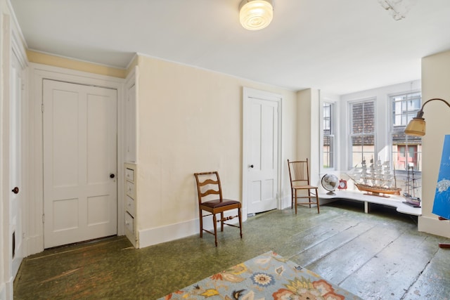 bedroom featuring baseboards