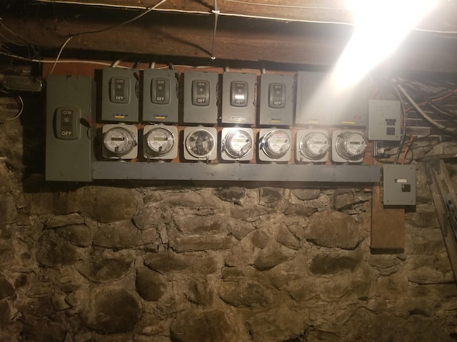 utility room featuring electric panel