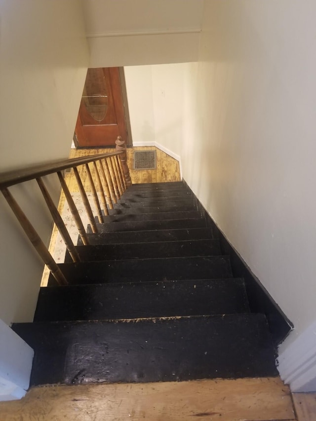 46 Collins St, Caribou, ME 04736 - staircase with visible vents