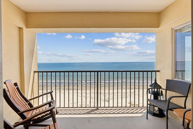 191 E Grand Ave Unit 606, Old Orchard Beach, ME 04064 - balcony with view of water and beach