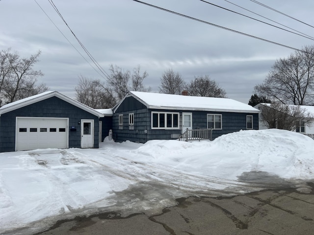 view of front of house featuring an attached garage