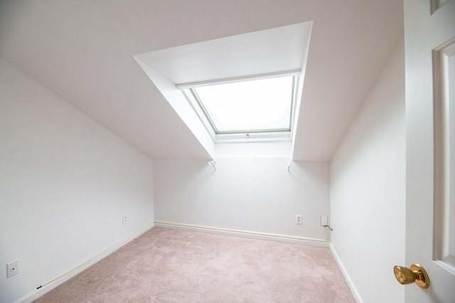 34 Parkwood Dr Unit 203, Augusta, ME 04330 - additional living space with a skylight, carpet flooring, and baseboards