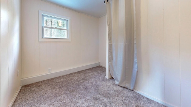 unfurnished bedroom with carpet flooring