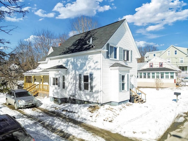 view of front of home