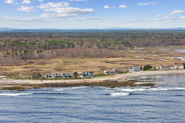 107 Marshall Point Rd, Kennebunkport, ME 04046 - aerial view of a forest and a large body of water