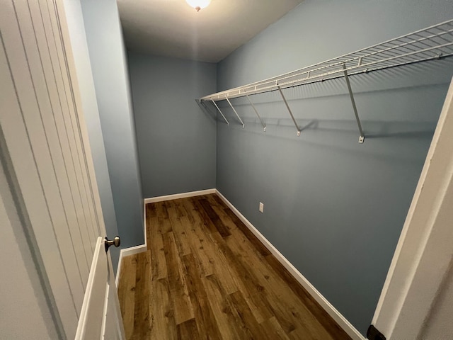 128 Main Street Hl, Dexter, ME 04930 - walk in closet featuring dark wood-type flooring