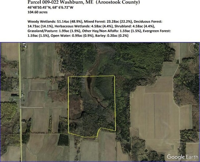 000 Caribou Lake Rd, Washburn ME, 04786 land for sale