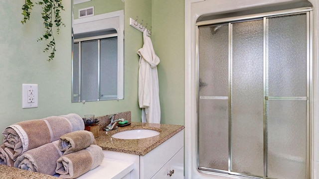 7 Dogleg Dr, Windham, ME 04062 - full bath with a shower stall and vanity