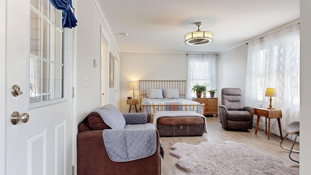 7 Dogleg Dr, Windham, ME 04062 - bedroom with wood finished floors and ornamental molding