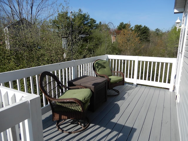 7 Dogleg Dr, Windham, ME 04062 - view of wooden terrace