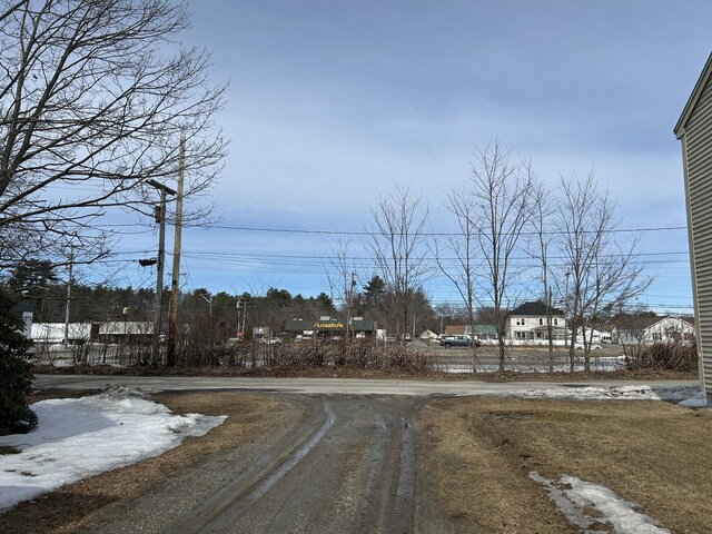 view of road