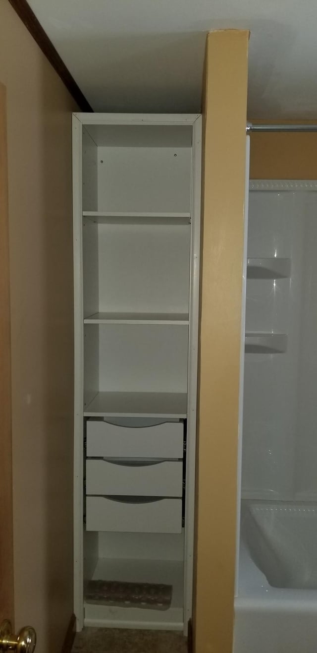 view of closet