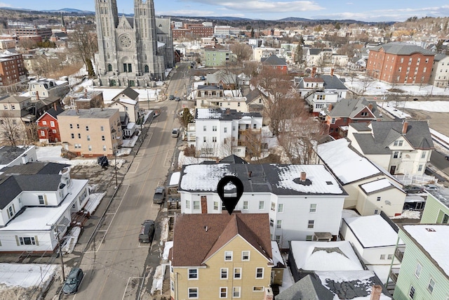 bird's eye view featuring a residential view