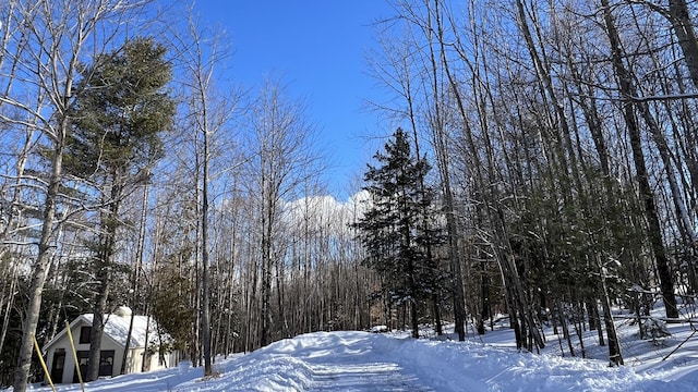 view of road