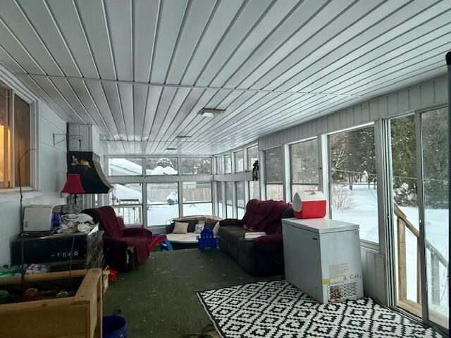 131 Clover St, Madawaska, ME 04756 - sunroom featuring plenty of natural light