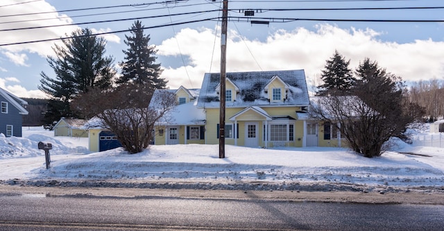 view of cape cod house