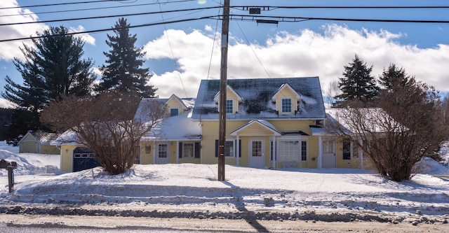 view of cape cod house