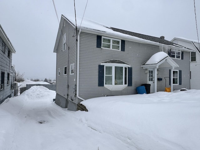 view of front of home