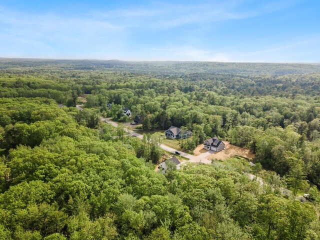 LOT11 Raspberry Ln, Topsham, ME 04086 - drone / aerial view with a wooded view