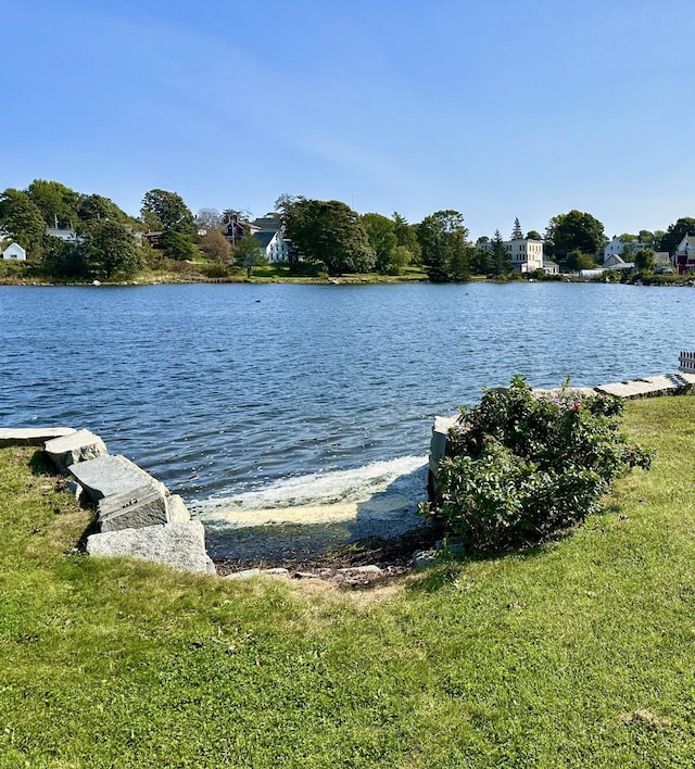 view of water feature