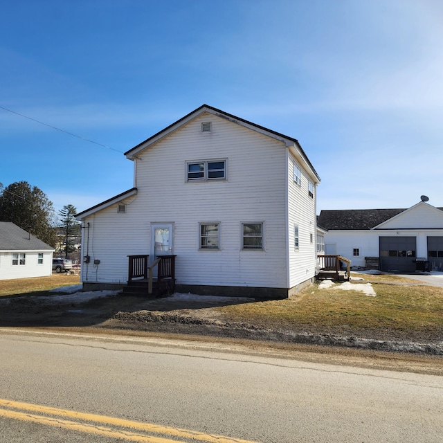 view of back of property