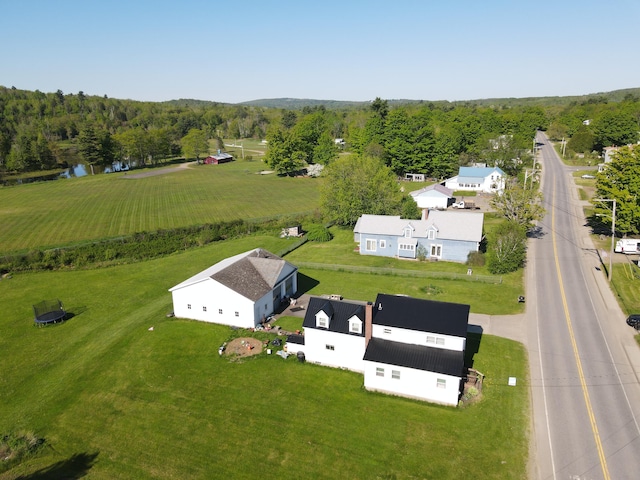 26 Purple Heart Hwy, Brooks, ME 04921 - drone / aerial view of a forest