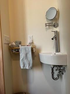 bathroom with a sink