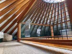 view of attic