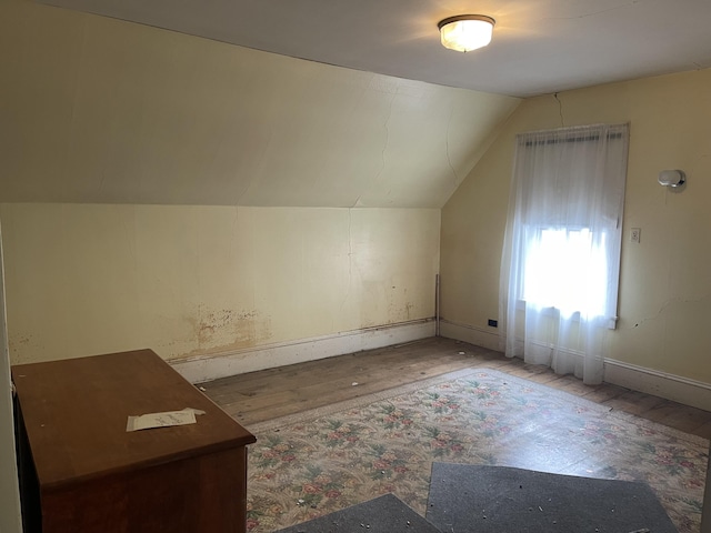48 Gay St, Rockland, ME 04841 - bonus room featuring lofted ceiling and light wood-type flooring