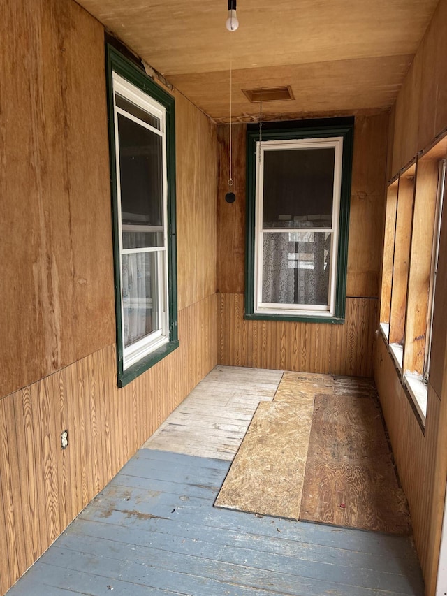 48 Gay St, Rockland, ME 04841 - unfurnished sunroom featuring wood ceiling