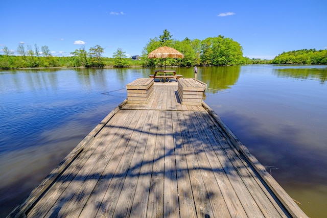543 Middle Rd, Dresden, ME 04342 - dock featuring a water view