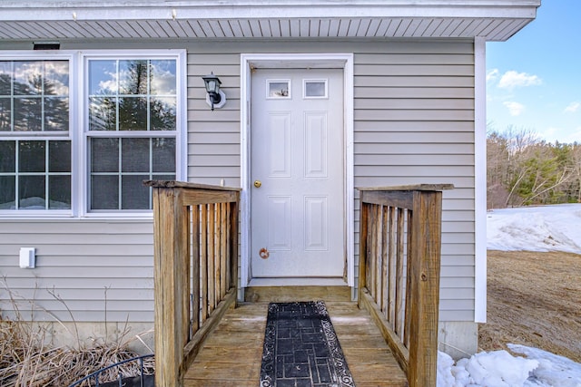 view of property entrance