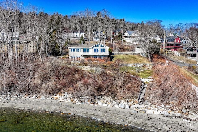 bird's eye view featuring a residential view