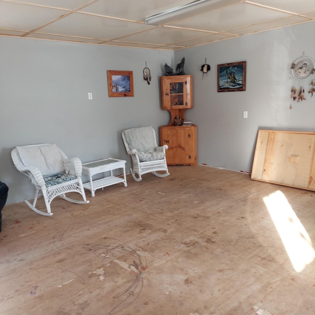 view of sitting room