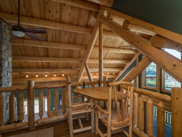 attic featuring plenty of natural light