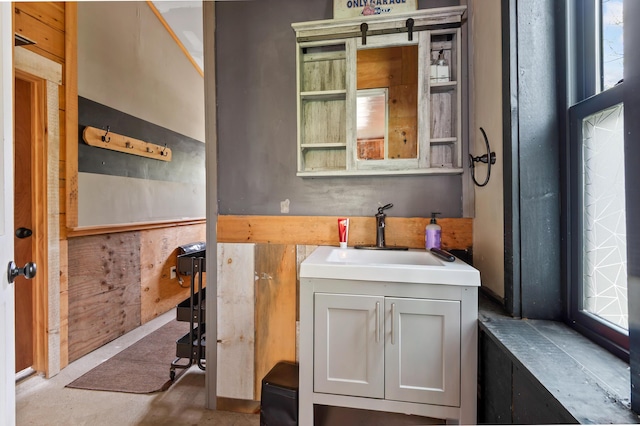 2342 Main St, Rangeley, ME 04970 - bathroom with a sink and healthy amount of natural light