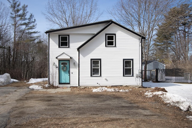 view of traditional-style home