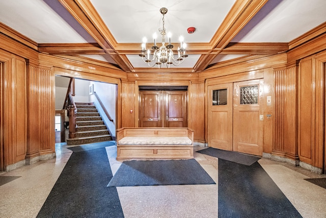 interior space featuring stairway