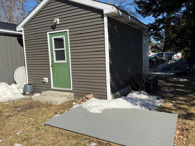 view of outbuilding with an outdoor structure