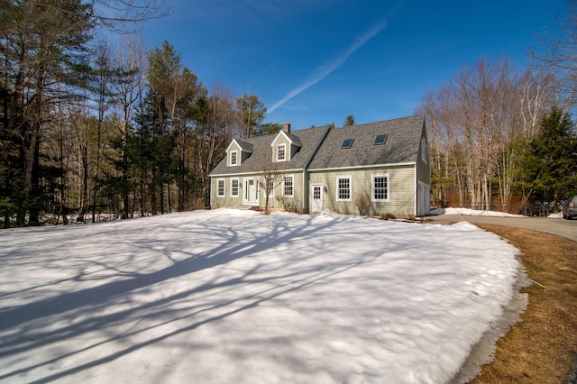 view of cape cod-style house