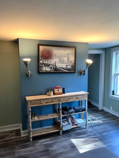 286 Lexington Rd, Kingfield, ME 04947 - detailed view of baseboards and wood finished floors
