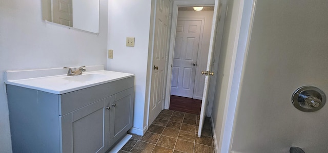 8 Cornerbrook Cir, Windham, ME 04062 - bathroom featuring vanity and baseboards
